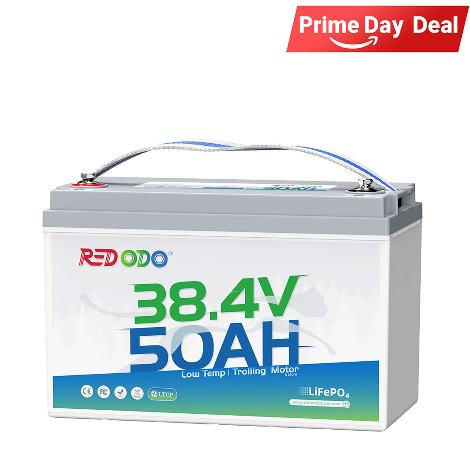 ⚡[$299 after Sign-Up] Redodo 36V 50Ah Lithium Trolling Motor Battery for 36V Trolling Motors with 100-120 lbs