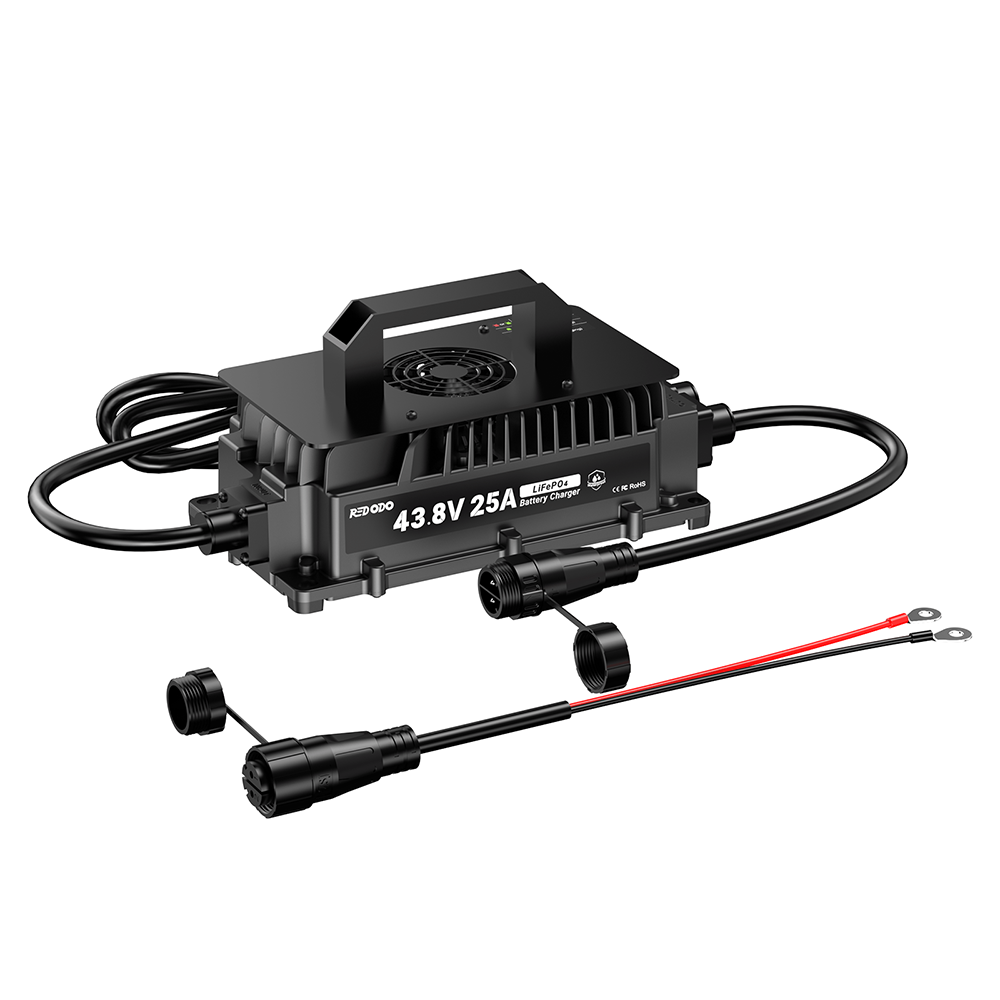 Redodo 43.8V 25A Lithium Battery Charger for 36V LiFePO4 Battery