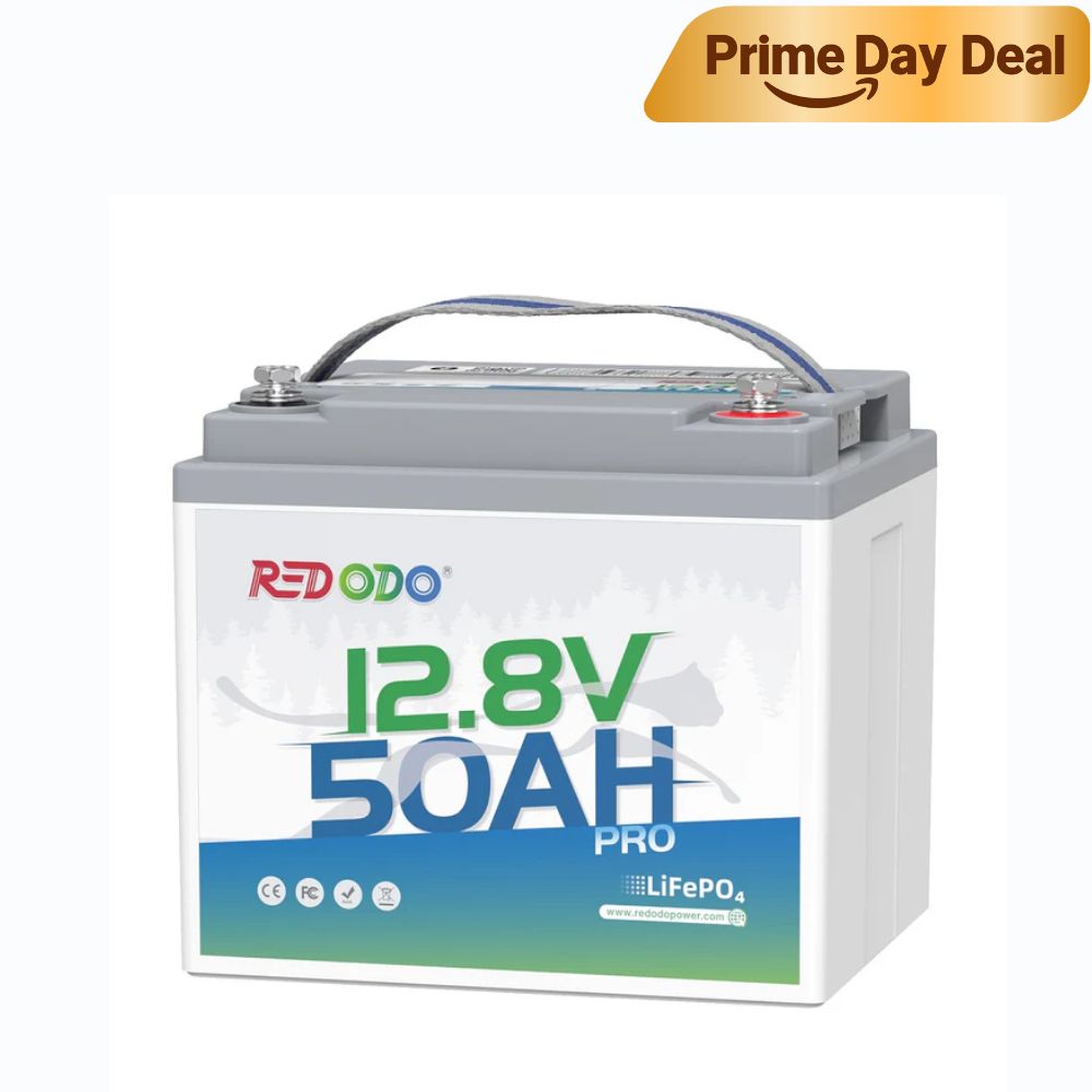 ⚡[Now $129] Redodo 12V 50Ah Lithium LiFePO4 Battery | For Portable Solar Power Stations, Camping, RV
