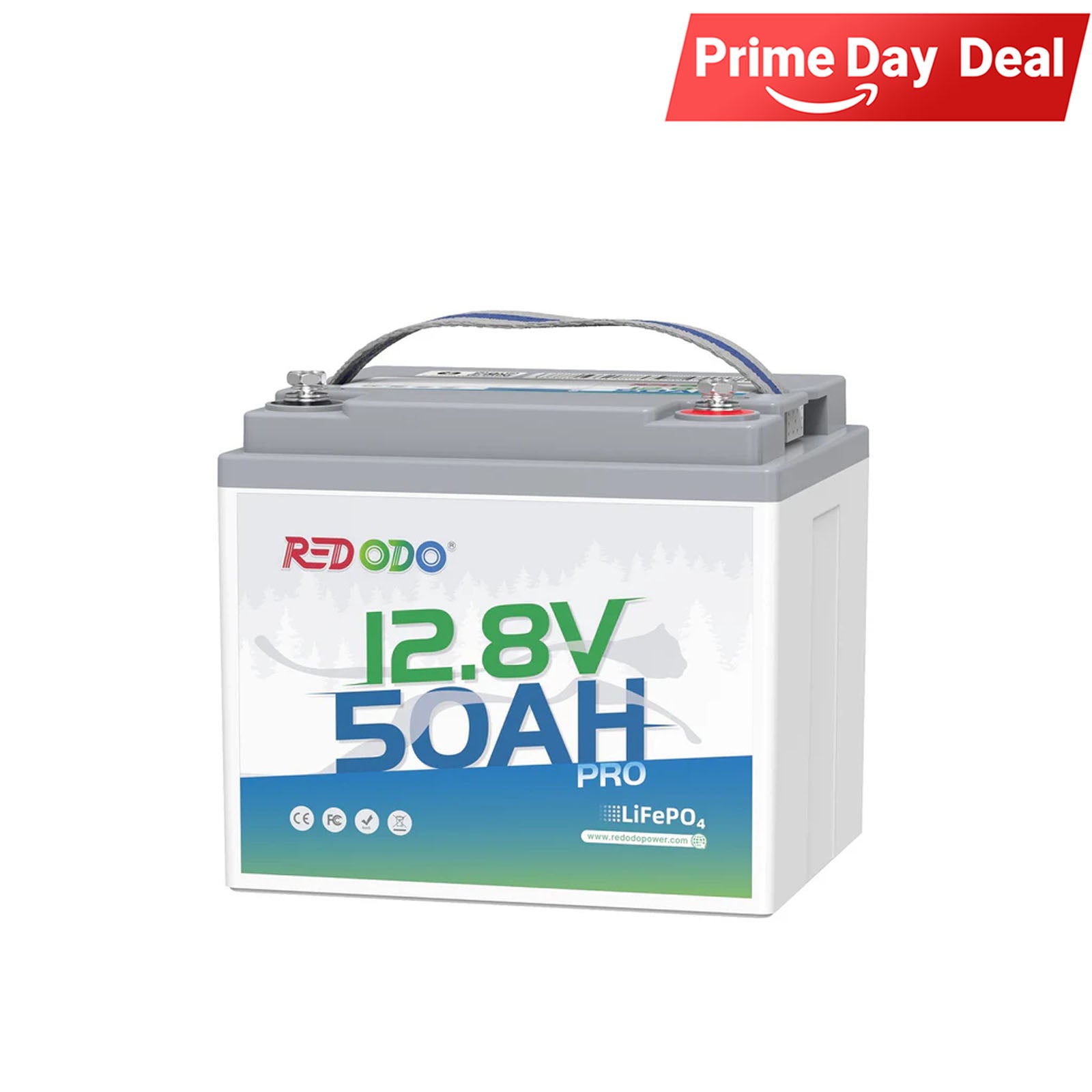 ⚡[$133 after Subscription] Redodo 12V 50Ah Lithium LiFePO4 Battery | For Portable Solar Power Stations, Camping, RV