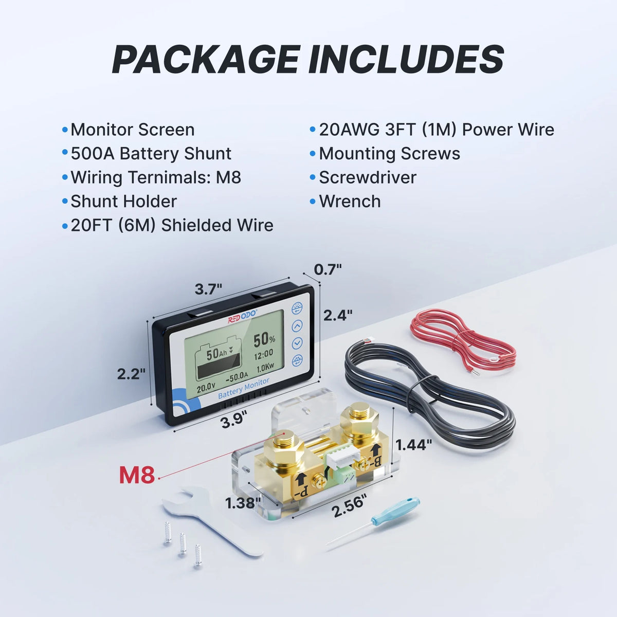 500A Battery Monitor Package
