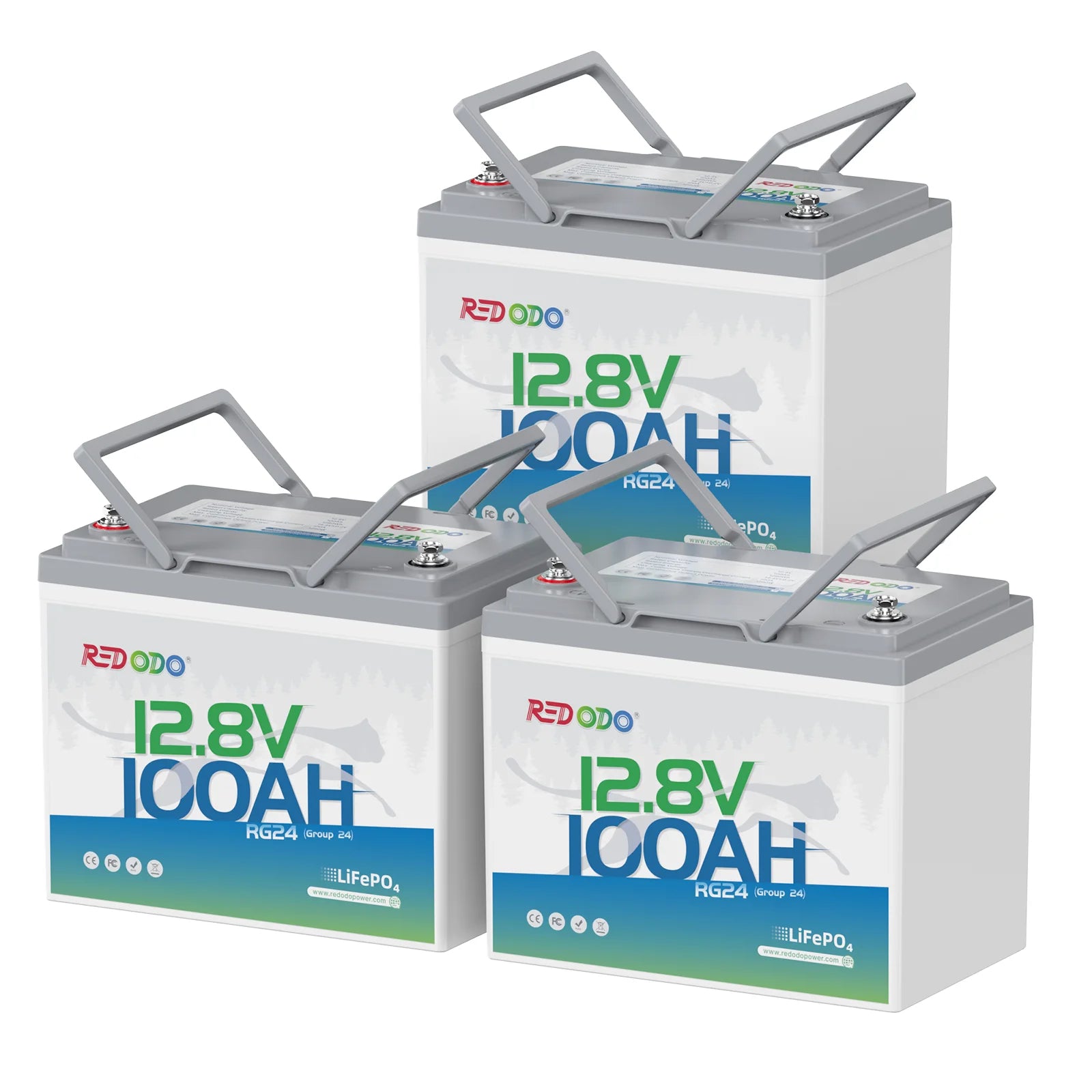 ⚡【Flash Deal $197】Redodo 12V 100Ah Group 24 Deep Cycle LiFePO4 Lithium Battery | For Home, RV, Marine