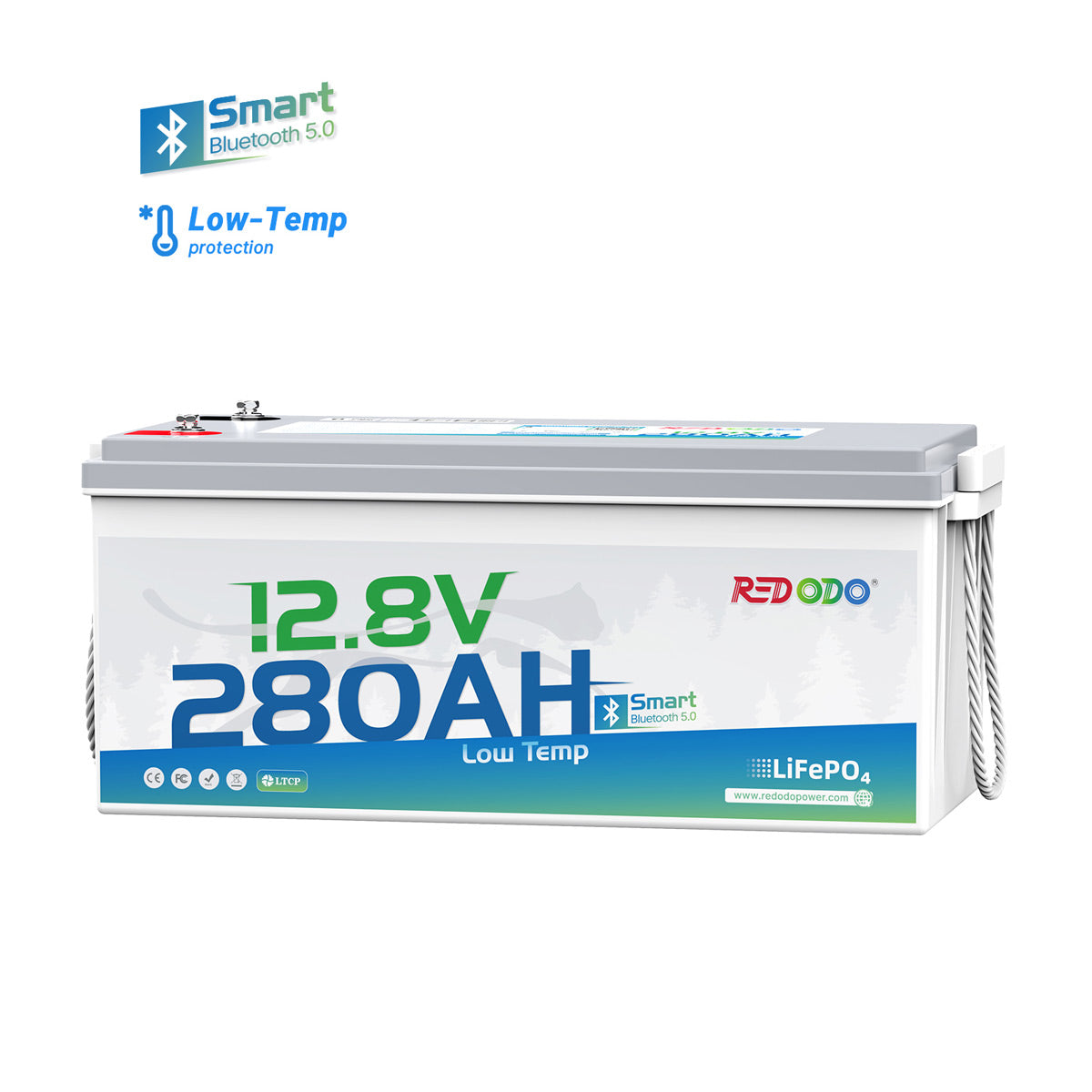⚡[$487 after Sign-Up] Redodo 12V 280Ah Bluetooth Lithium Battery | Low Temp Protection | For RV, Marine, Solar