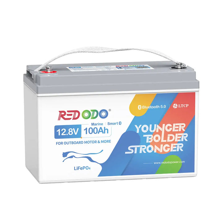 Redodo 12V 100Ah electric outboard motor battery