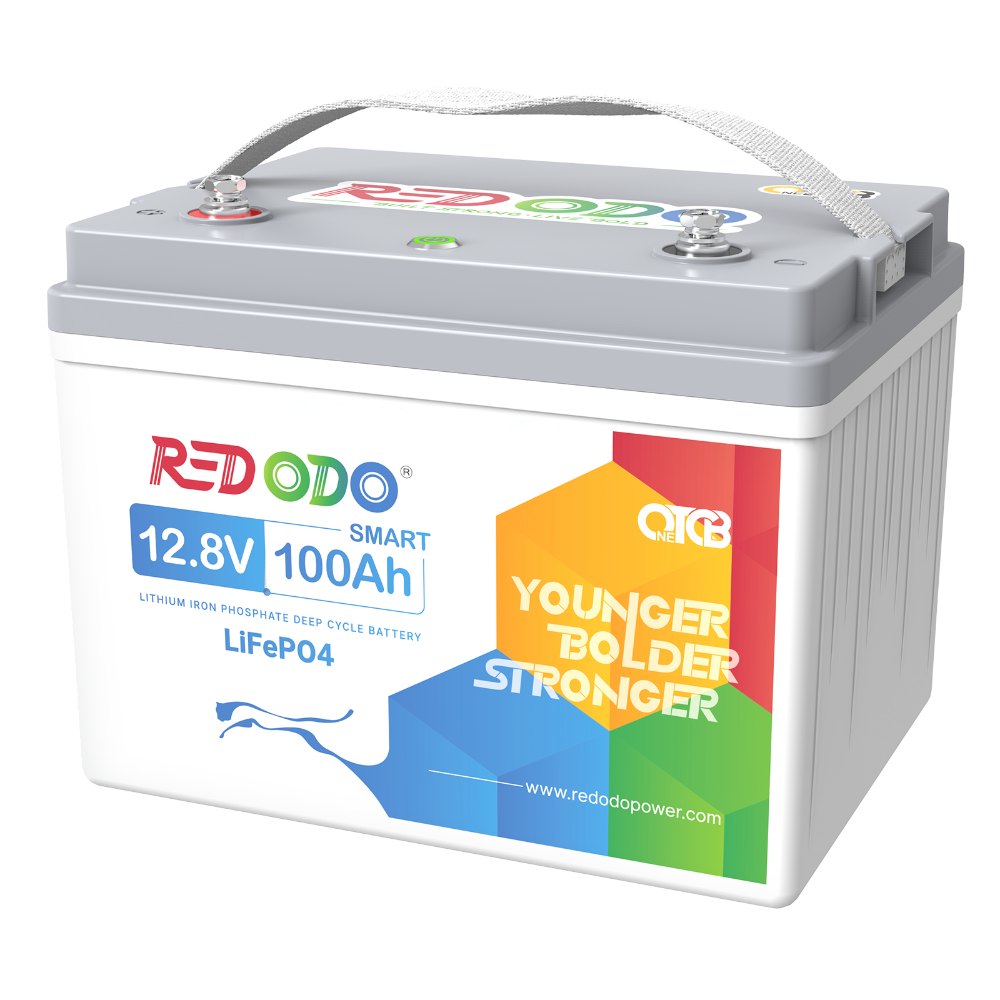 Redodo 12V 100Ah Group 31 Bluetooth lithium battery