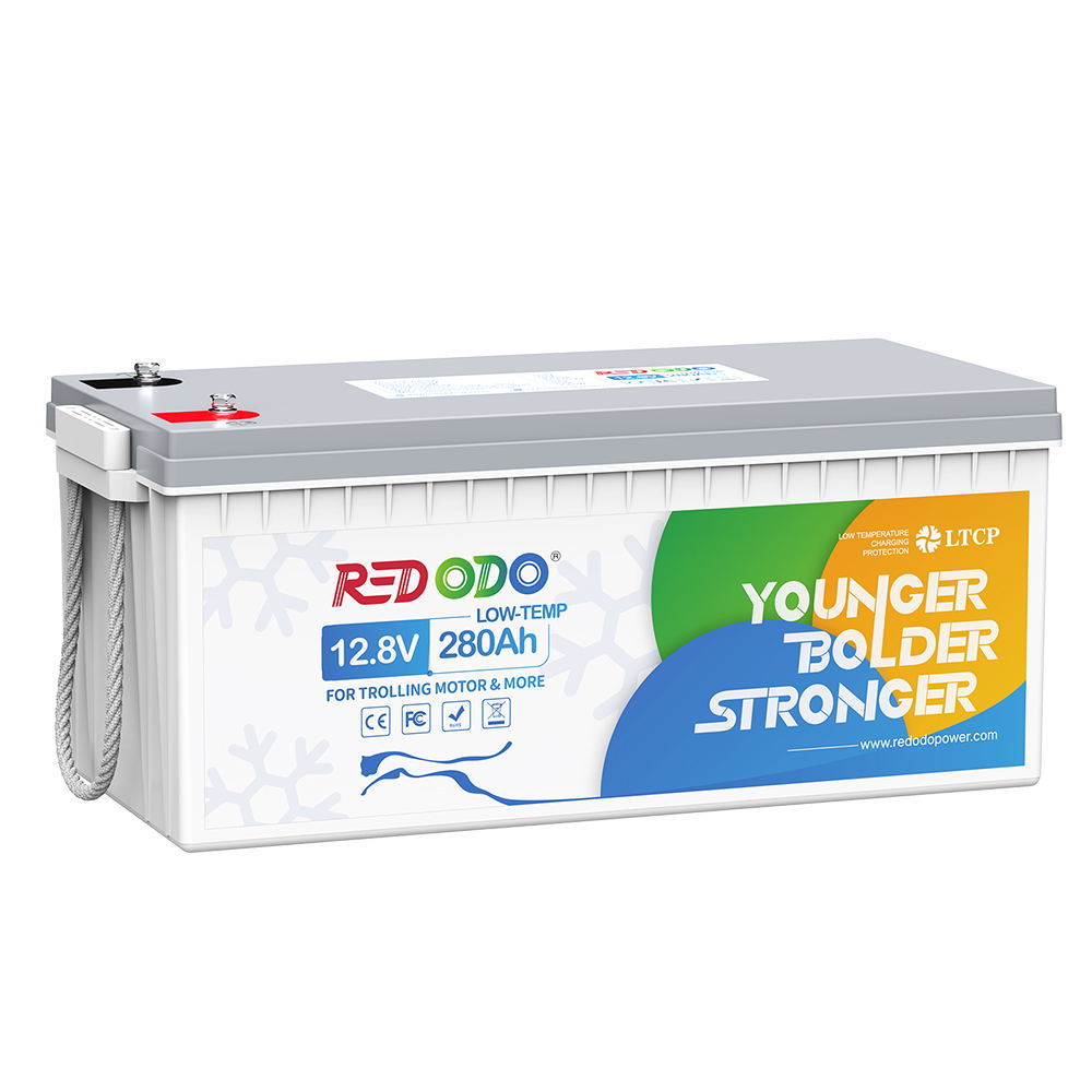 Redodo 12V 280Ah Low Temp Cutoff LiFePO4 Battery | 3.584kWh & 2.560kW Redodo Power