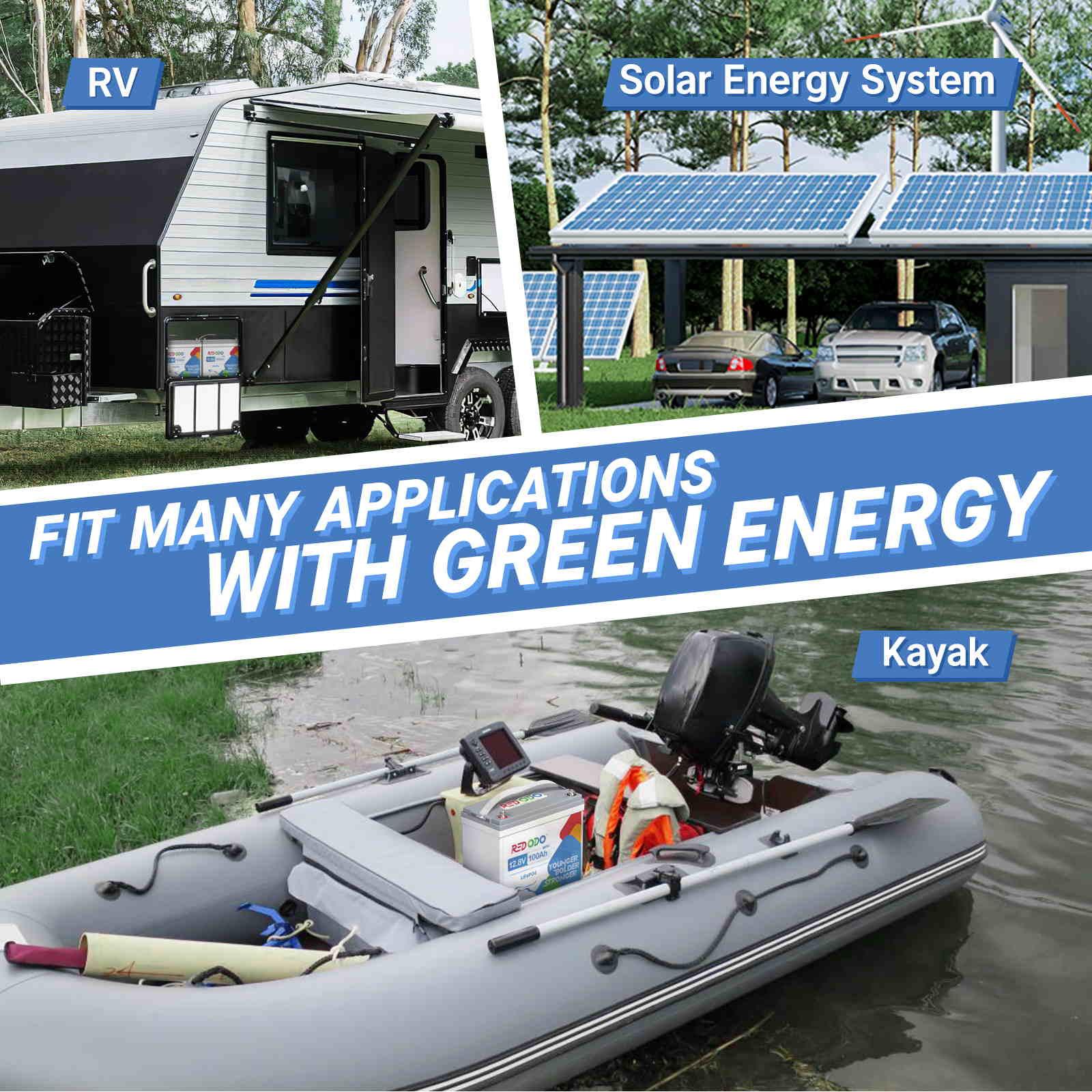 【NEW】Redodo 12V 100Ah Mini LiFePO4 battery | 1.28kWh & 1.28kW Redodo