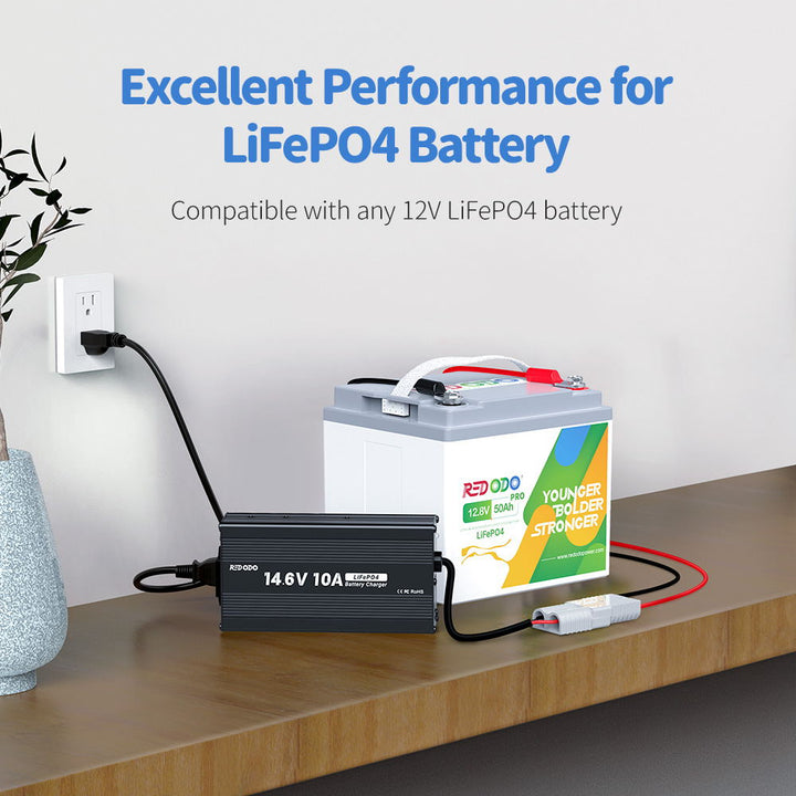 Redodo 12v LiFePO4 Battery Charger