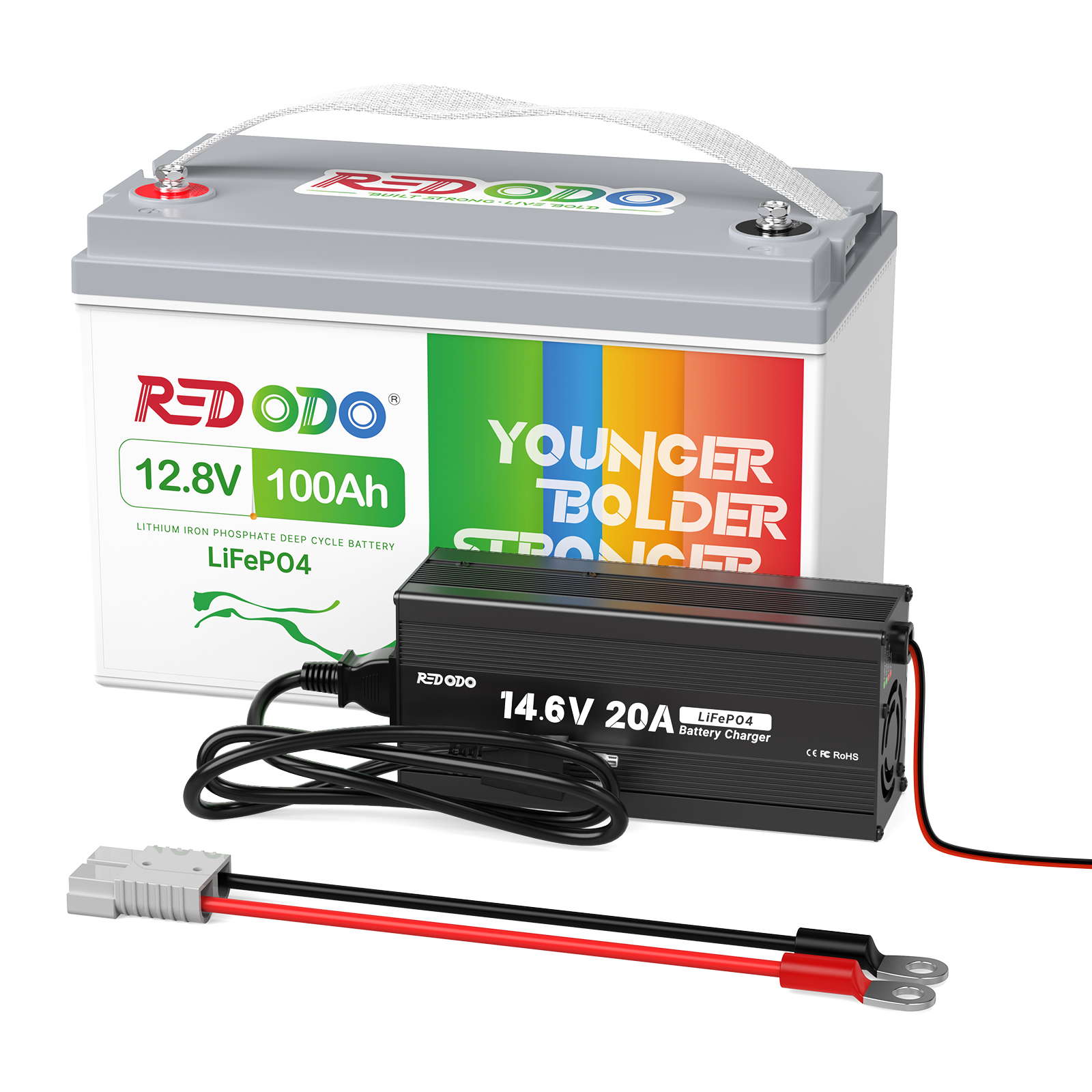 Redodo 14.6V 20A LiFePO4 Lithium Ion Battery Charger