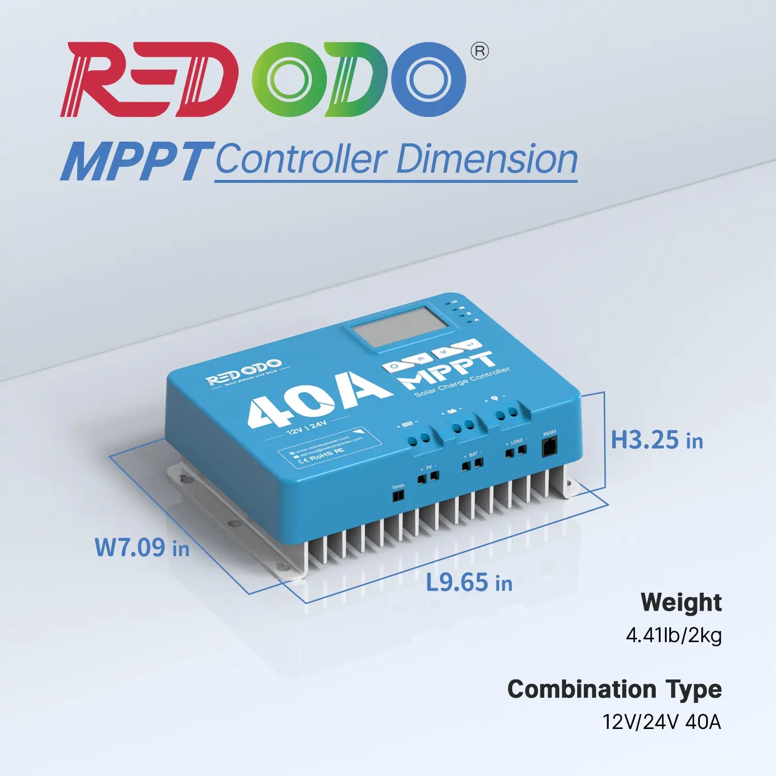 Redodo 40A MPPT 12V/24V Solar Charge Controller Redodo Power