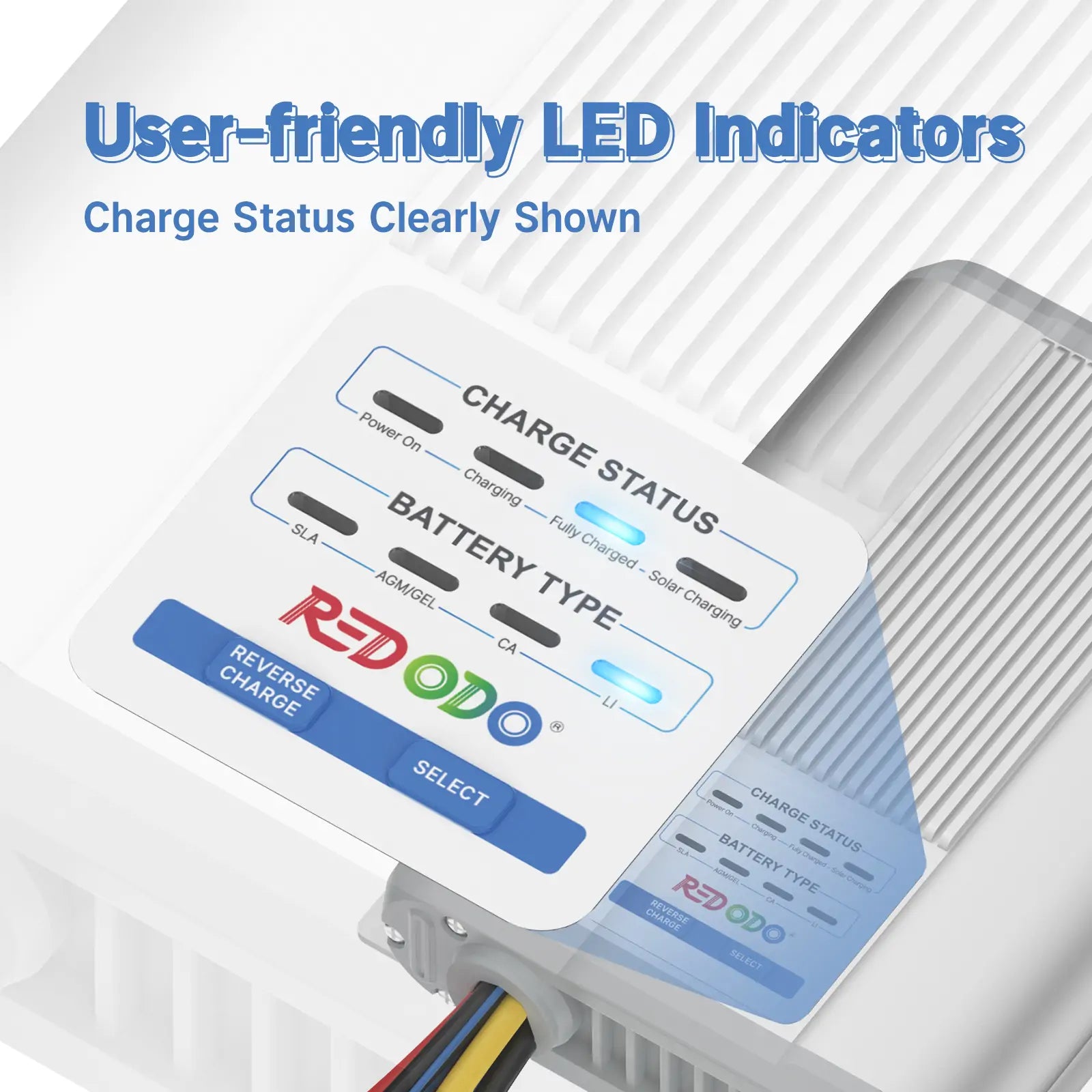 RED ODO 40A DC-DC バッテリーチャージャー Redodo 12V 40A DC to DC Solar Battery Charger with MPPT