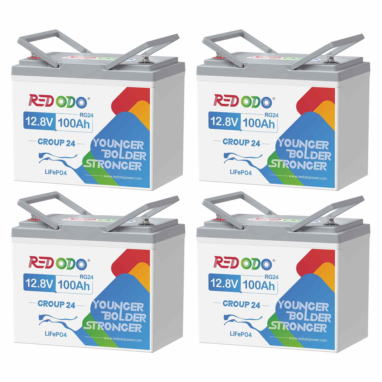 【Only $239】Redodo 12V 100Ah Group24 LiFePO4 Battery, Replacement for 12V Group24 lead acid battery Redodo Power