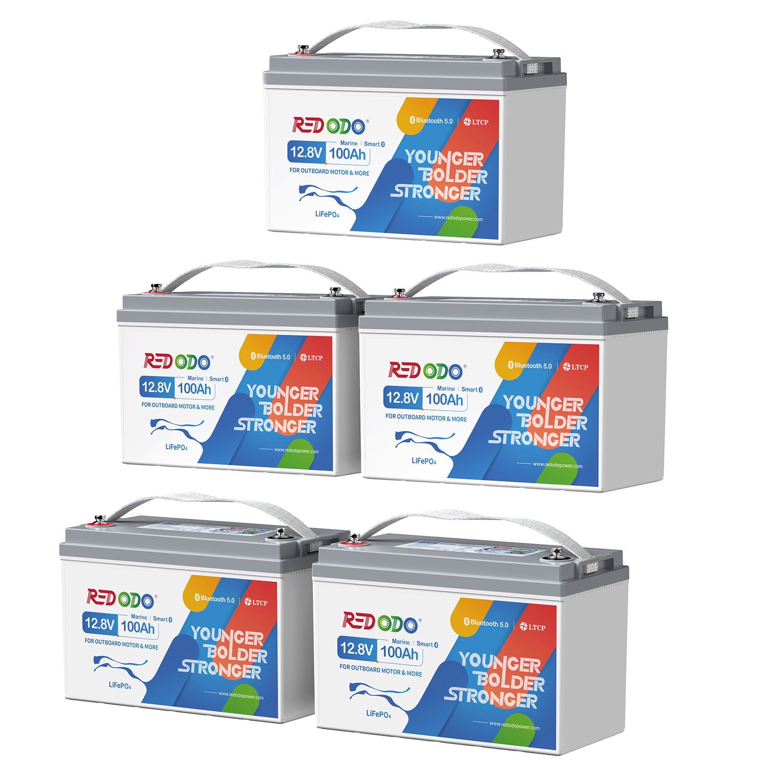 5 pack of Electric Outboard Motor lithium batteries