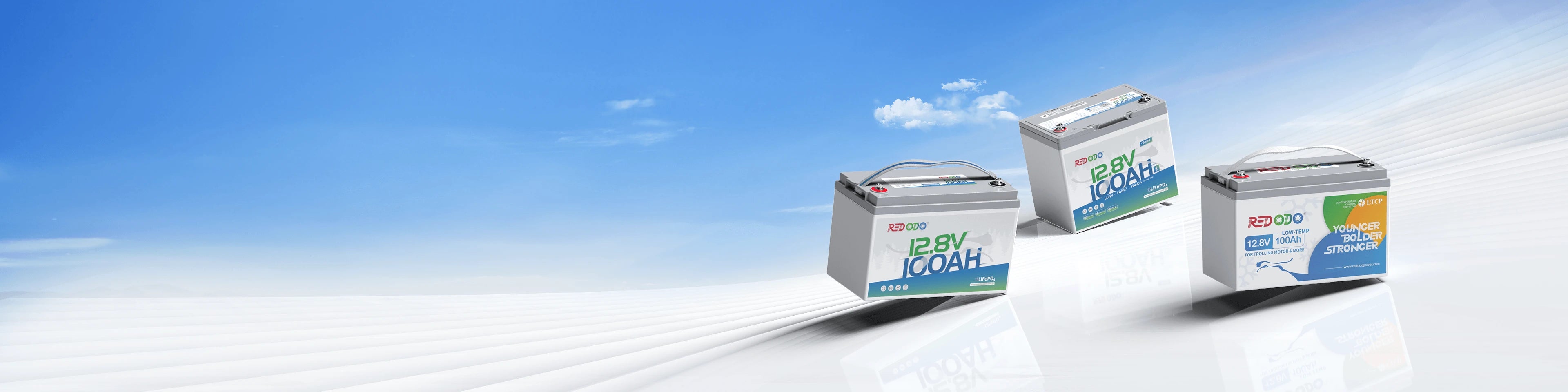 Redodo 12V 100Ah deep cycle batteries