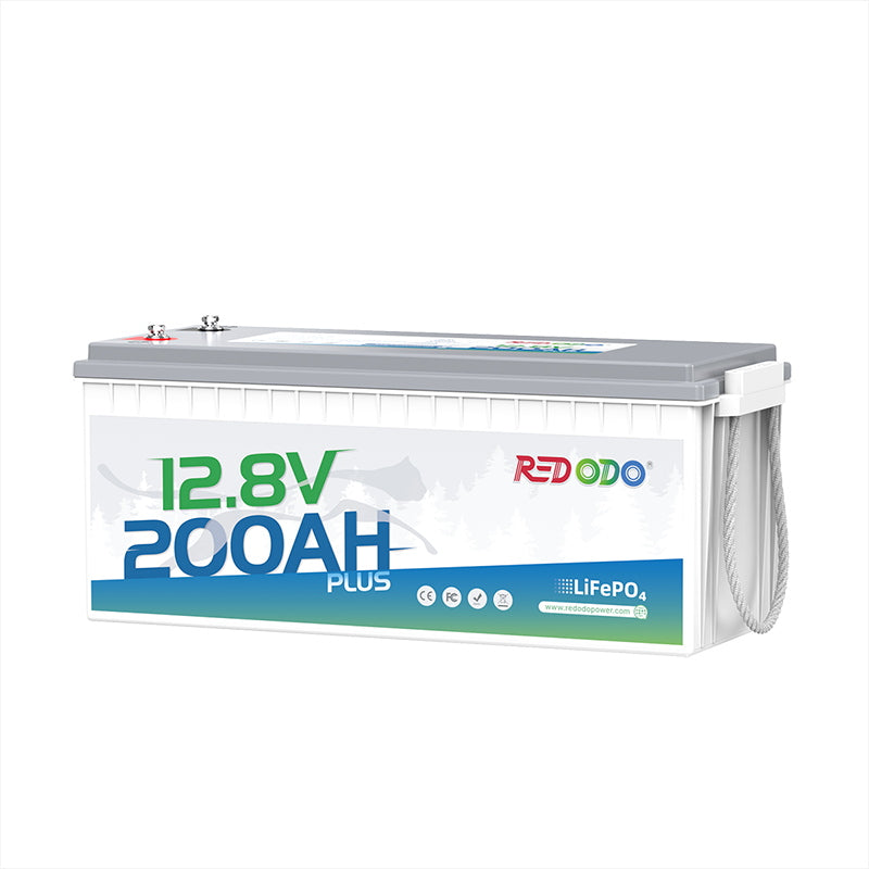 ⚡[Only $394] Redodo 12V 200Ah Plus Deep Cycle Battery | 2560W Load Power | For Solar Home, RV, Marine