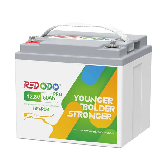 【Like New】Redodo 12V 50Ah Lithium LiFePO4 Battery | For Portable Solar Power Stations, Camping, RV