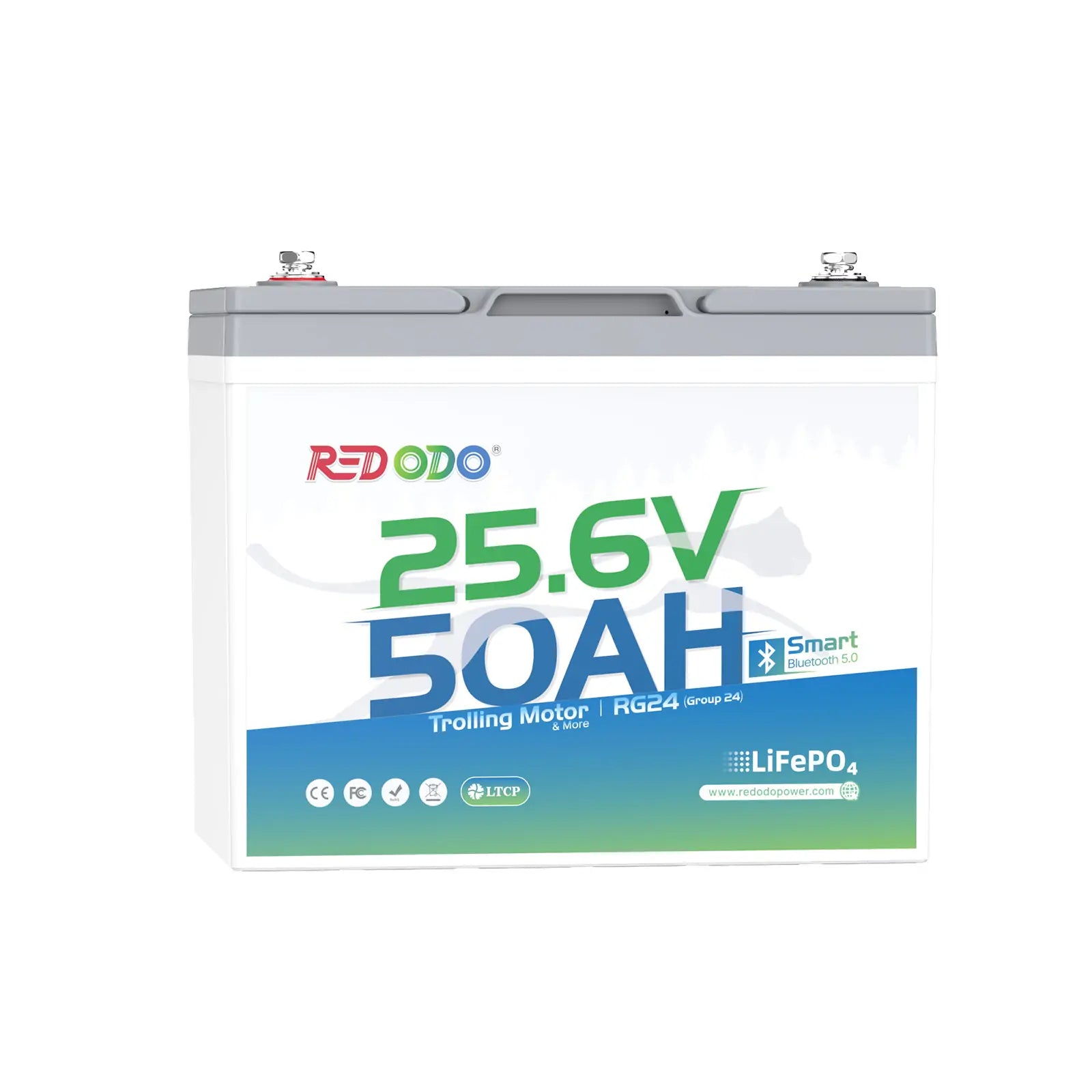 24V 50Ah LiFePO4 lithium battery for trolling motor