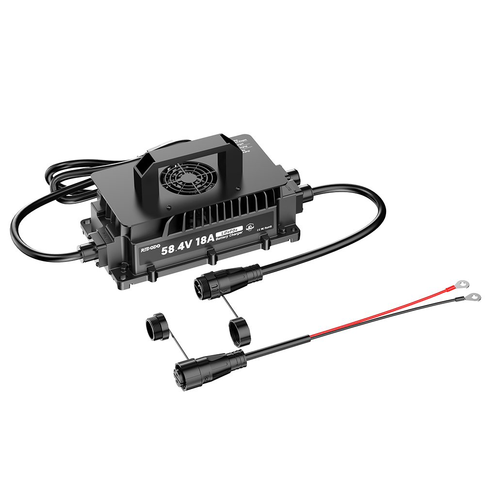Redodo 58.4V 18A LiFePO4 Battery Charger for 48V LiFePO4 battery