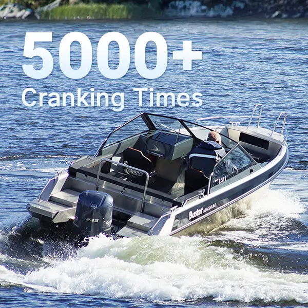 best cranking battery for boat 5000+ cranking times