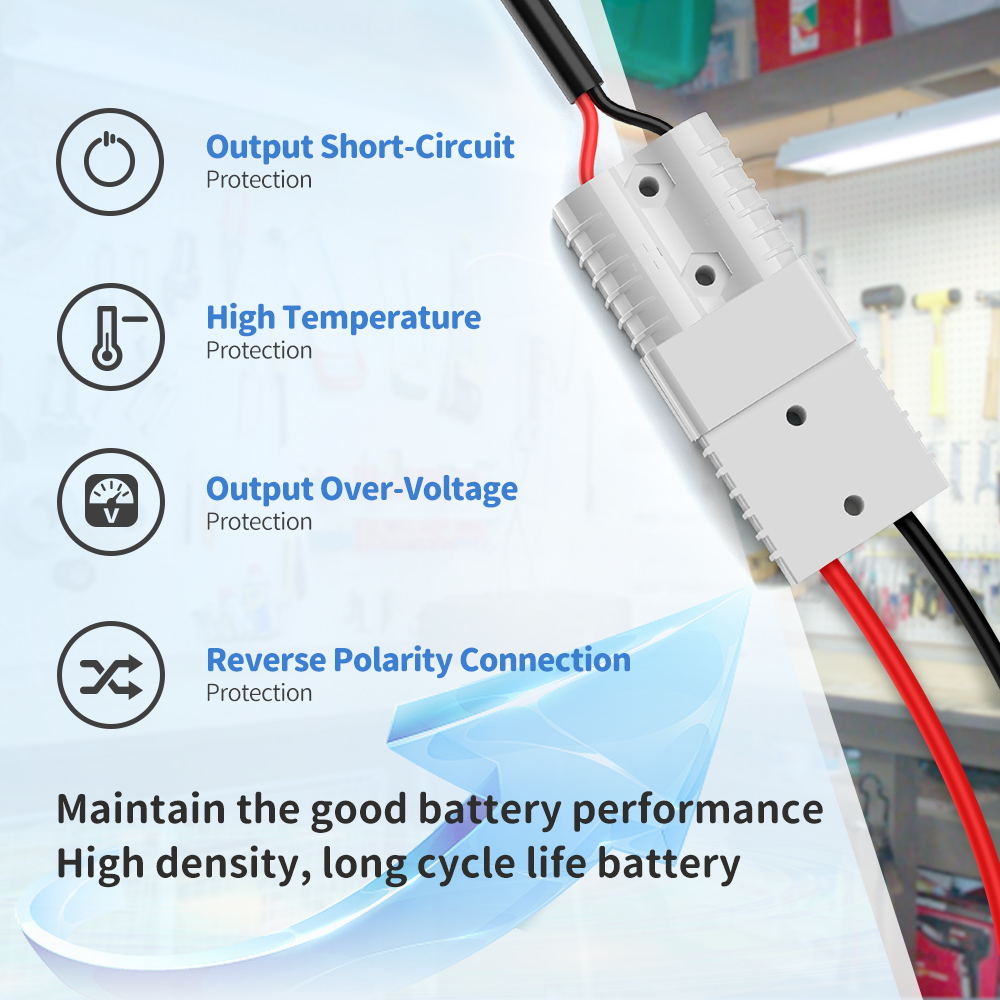 high density, long cycle life battery