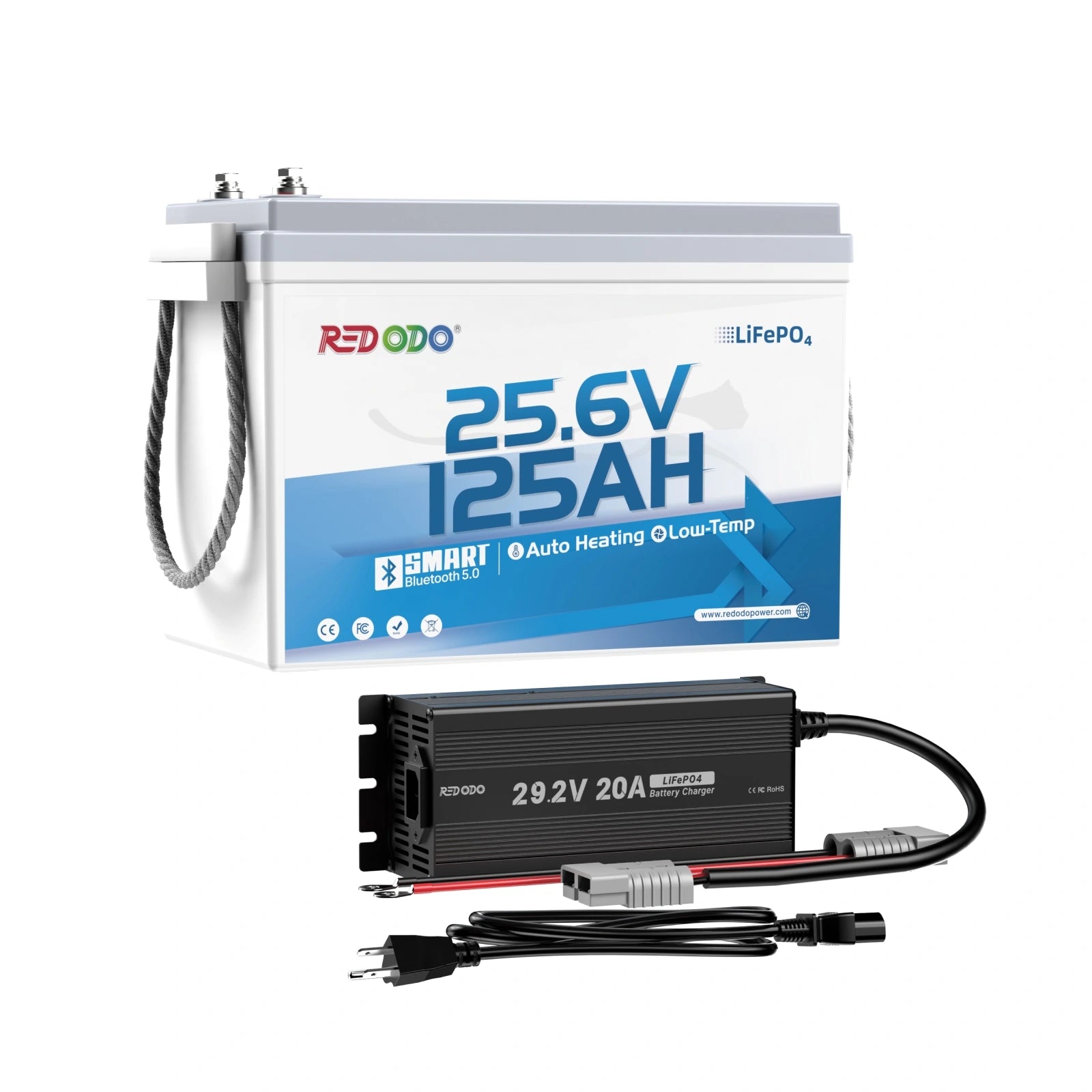 【Pre-Order】Redodo Apex Mini 24V 125Ah Deep Cycle LiFePO4 Battery with Bluetooth, Self-Heating | For 24V Trolling Motor, RV, Marine & Off-Grid Systems