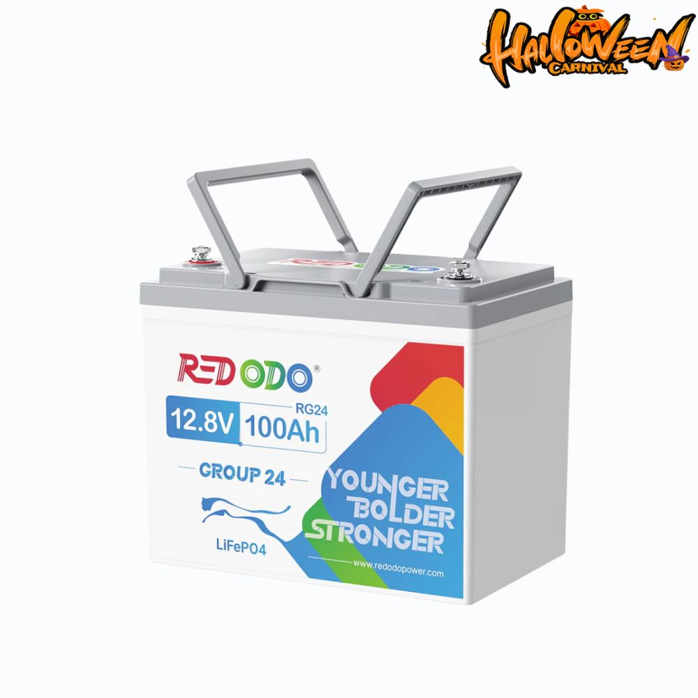 【Final $190】Redodo 12V 100Ah Group 24 Deep Cycle LiFePO4 Lithium Battery | For Home, RV, Marine