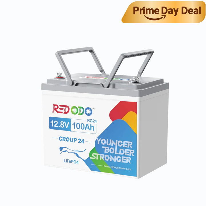 Redodo 12V 100Ah Group 24 Deep Cycle Lithium Battery