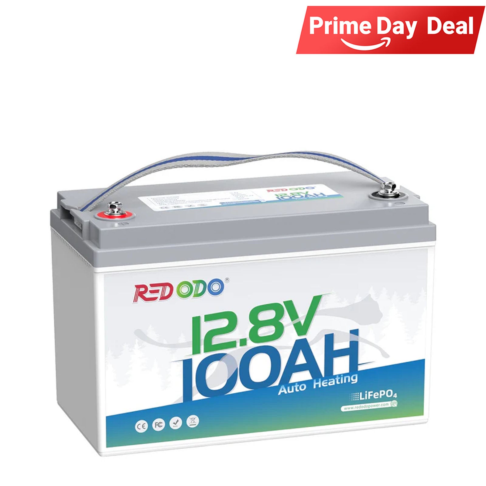 ⚡[$234 after Subscription] Redodo 12V 100Ah Self-Heating Lithium Battery | For RV, Boats, and Solar Home Systems