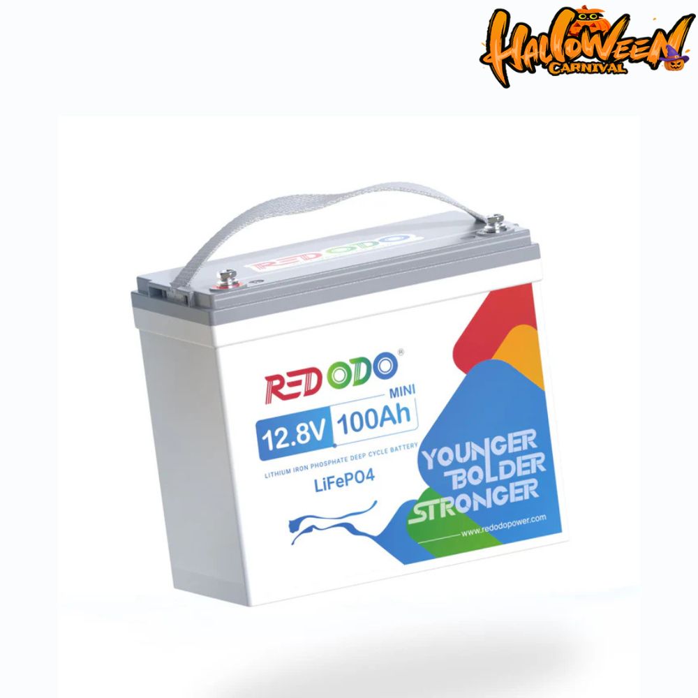 【Final $202】Redodo 12V 100Ah Mini Lithium LiFePO4 Battery | Smallest Battery | For RV, Trolling Motor, Solar