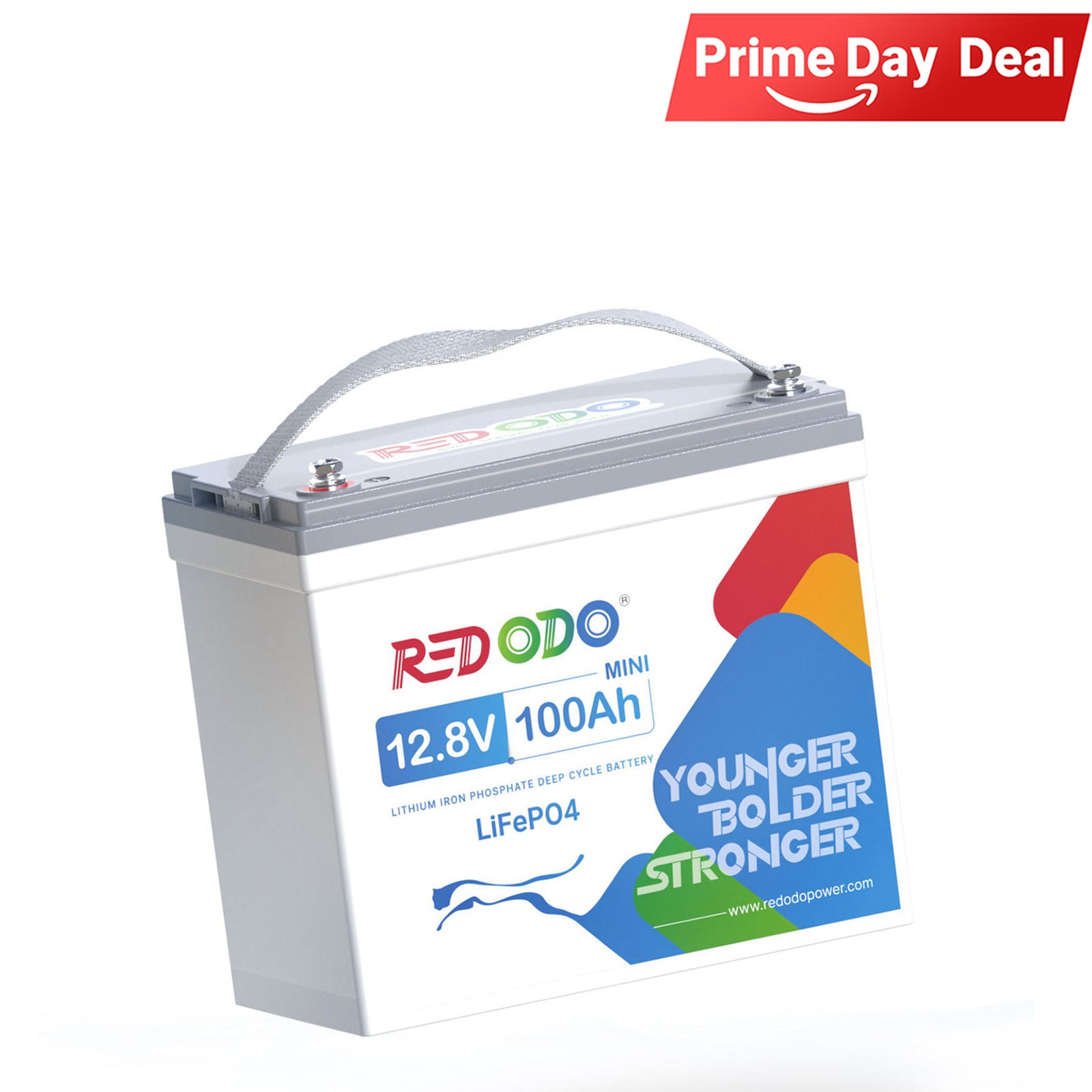⚡[$218 after Sign-Up] Redodo 12V 100Ah Mini Lithium LiFePO4 Battery | Smallest Battery | For RV, Trolling Motor, Solar