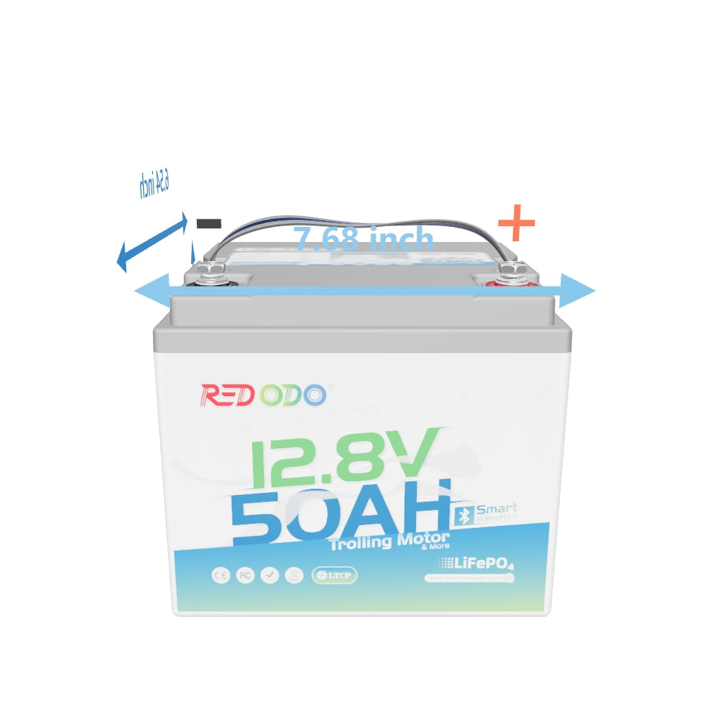 【Final $142】Redodo 12V 50Ah Bluetooth Battery for Trolling Motors (Up to 70lb Thrust)