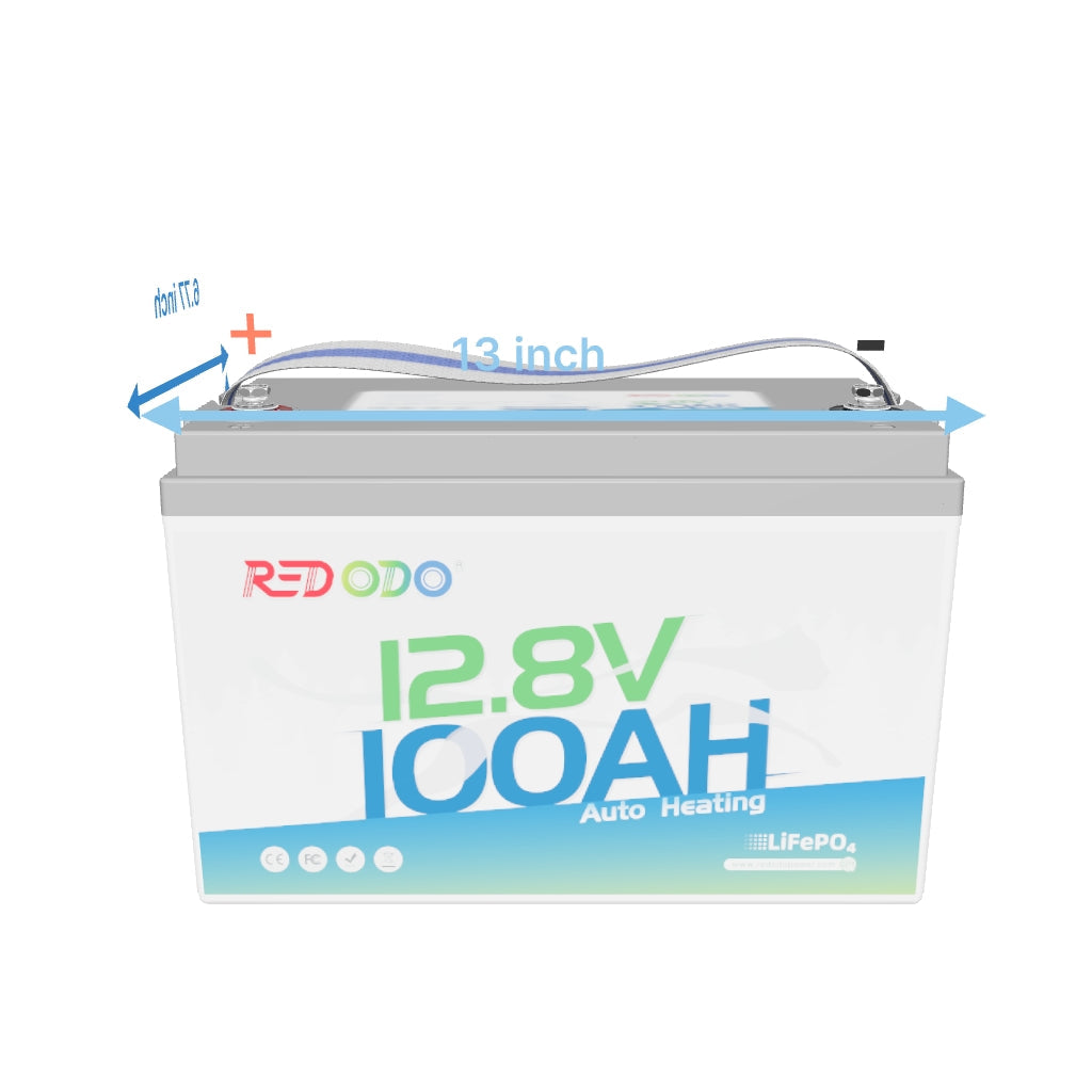 【Final $218】Redodo 12V 100Ah Self-Heating Lithium Battery | For RV, Boats, and Solar Home Systems
