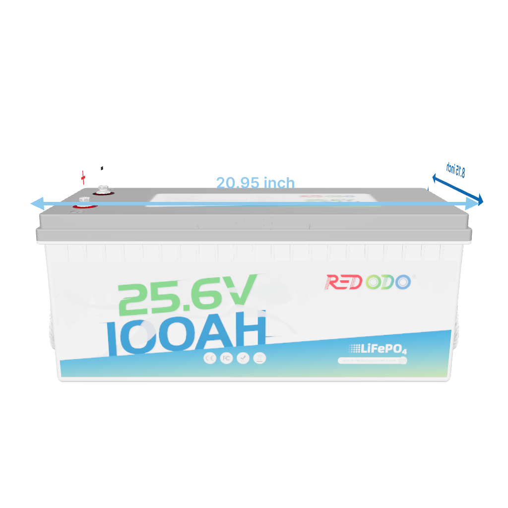 24V 100Ah LiFePO4 Lithium Battery