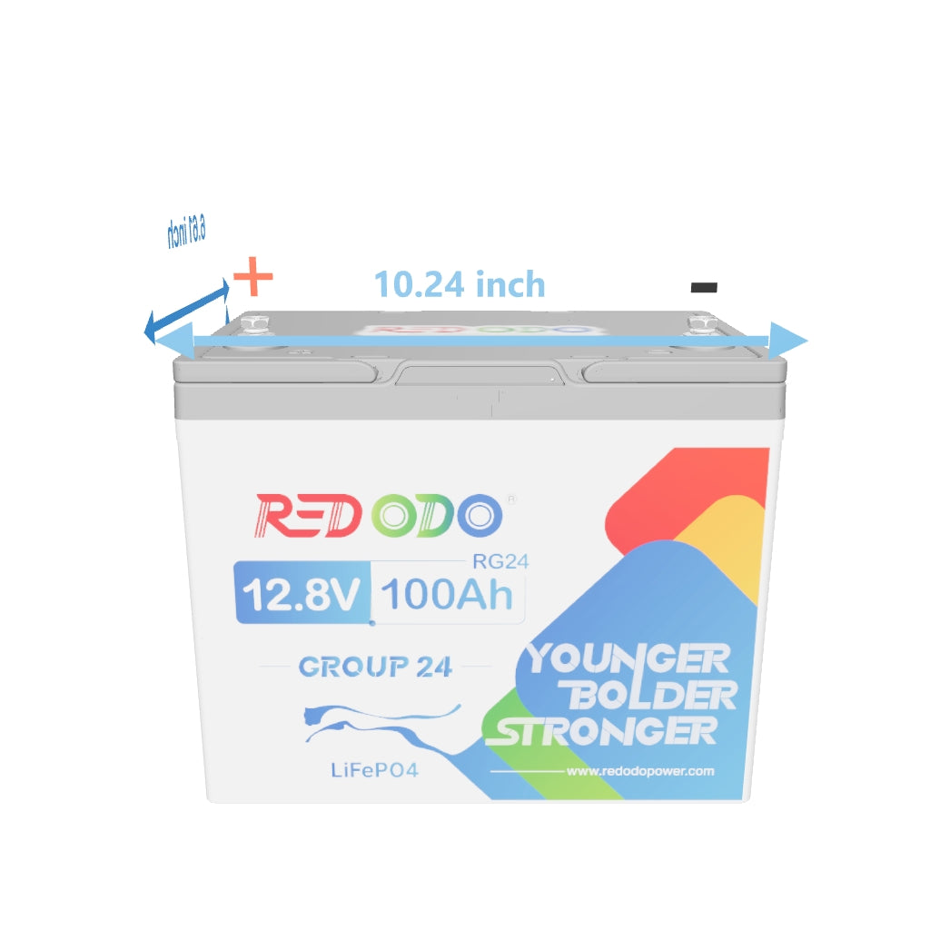 【Final $193】Redodo 12V 100Ah Group 24 Deep Cycle LiFePO4 Lithium Battery | For Home, RV, Marine