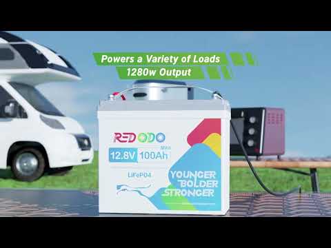 12V 100Ah Mini LiFePO4 battery | 1.28kWh & 1.28kW