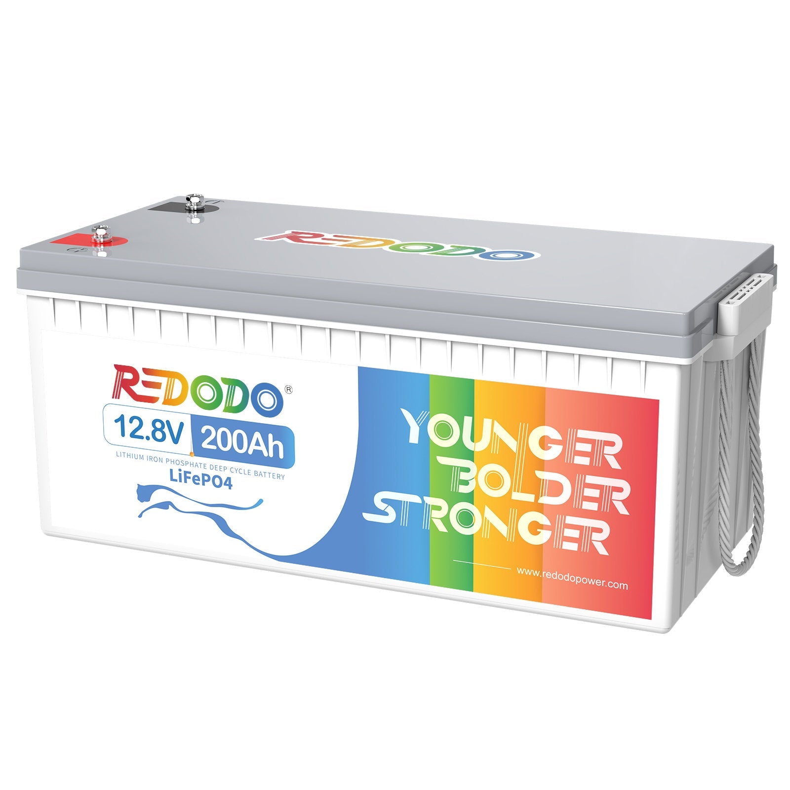 【Like New】Redodo 12V 200Ah LiFePO4 Battery | 2.56kWh & 1.28kW Redodo