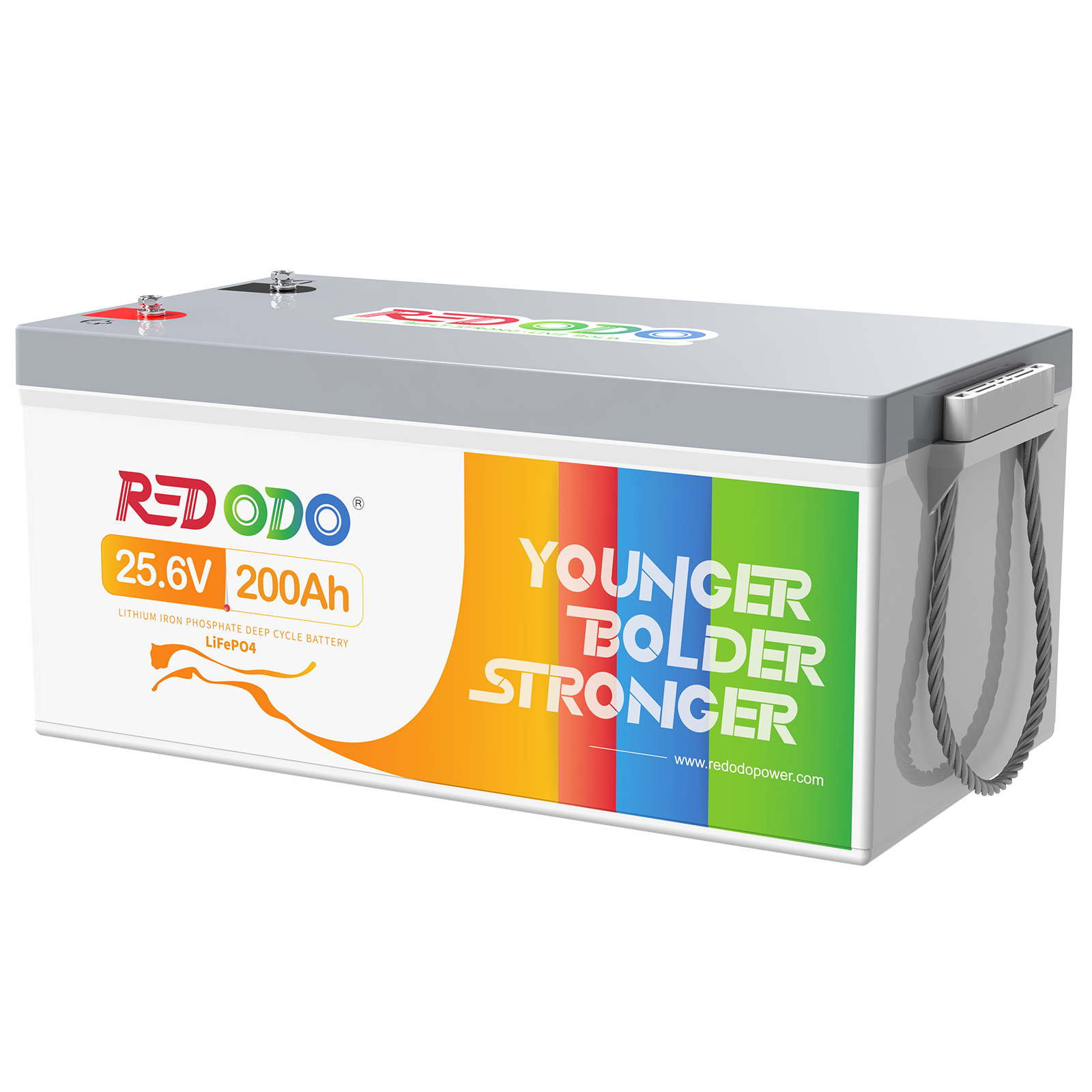 Redodo 24V 200Ah LiFePO4 Battery | 5.12kWh & 5.12kW Redodo Power