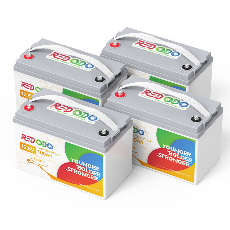 Redodo LiFePO4 12V 100Ah Deep Cycle LiFePO4 Batterie