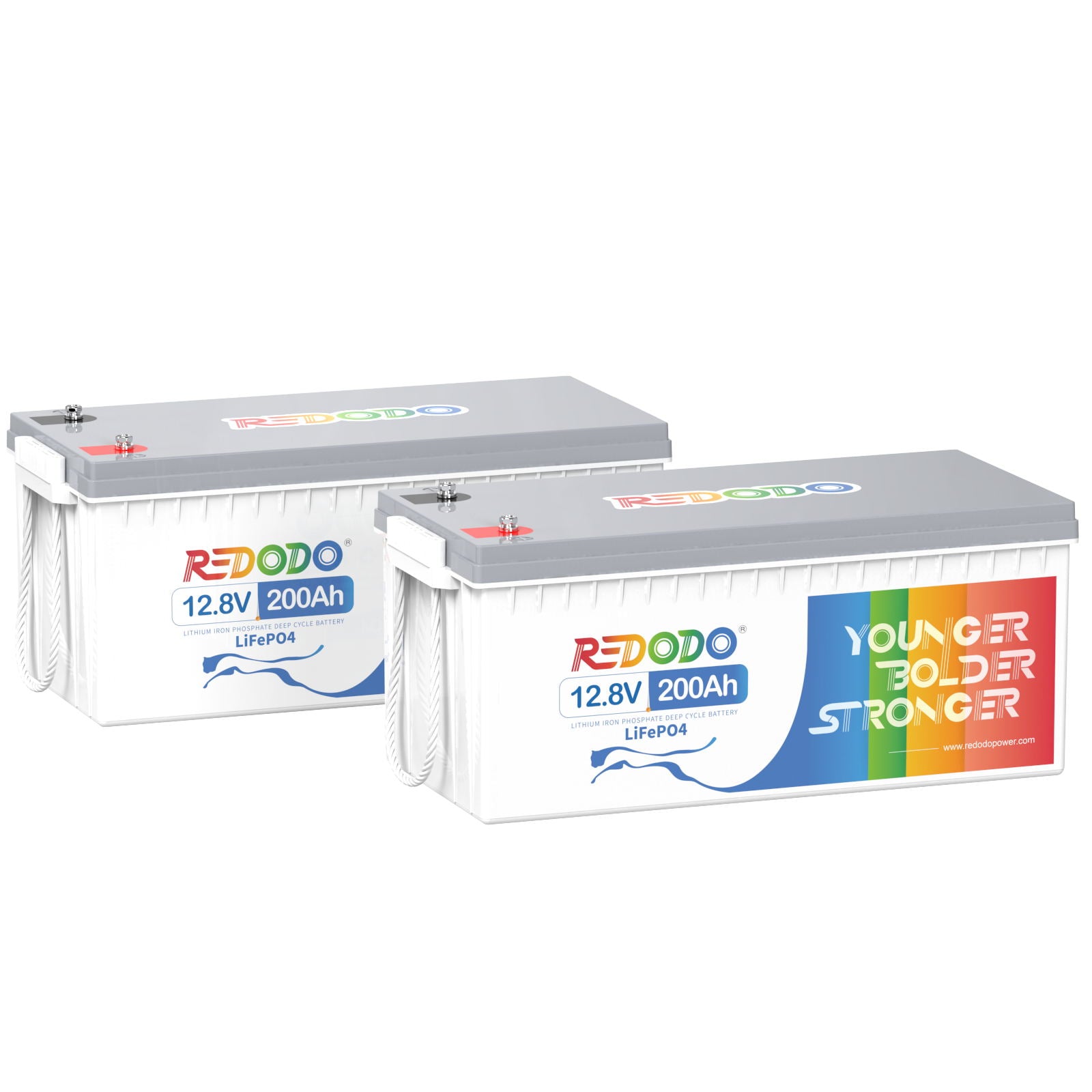 2 pack of Redodo 12V 200Ah Lithium Batteries