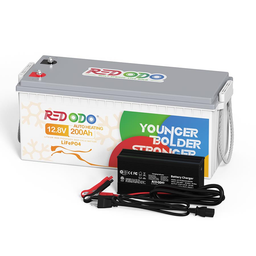 【Self-Heating】Redodo 12V 200Ah LiFePO4 Battery Redodo