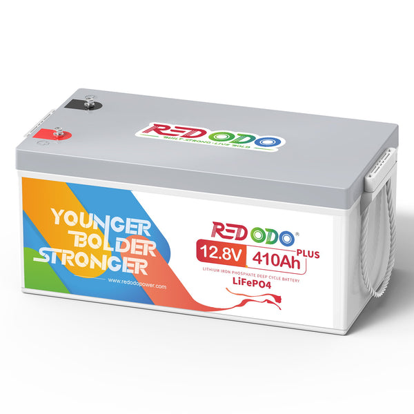 Redodo 12V 410Ah LiFePO4 battery | 5.24kWh & 3.2kW Redodo Power
