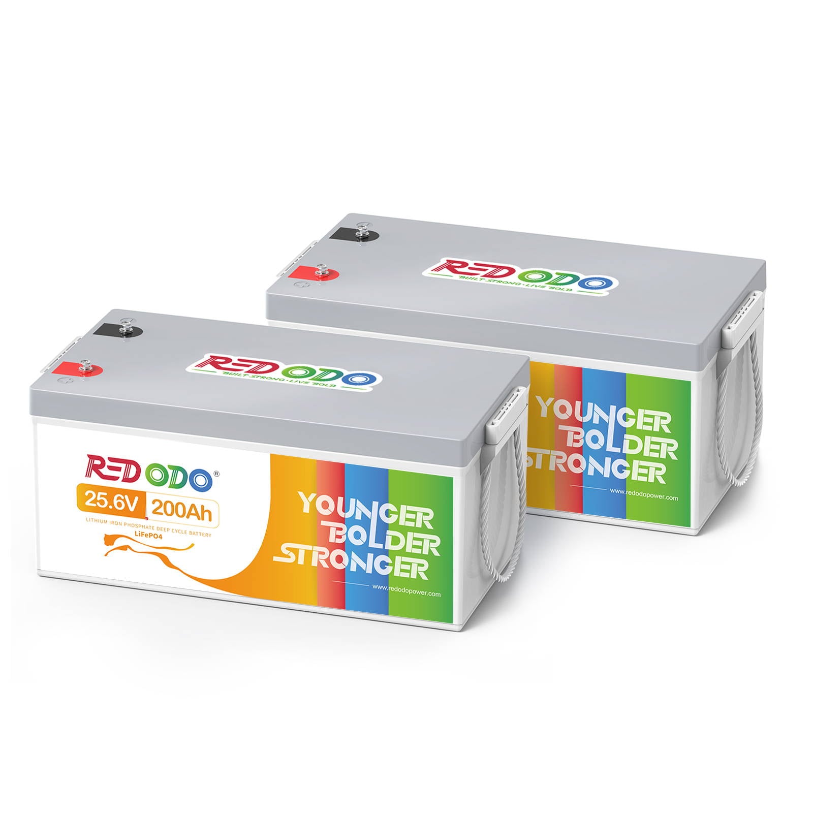 2 pack of Redodo 24V 200Ah LiFePO4 Batteries 