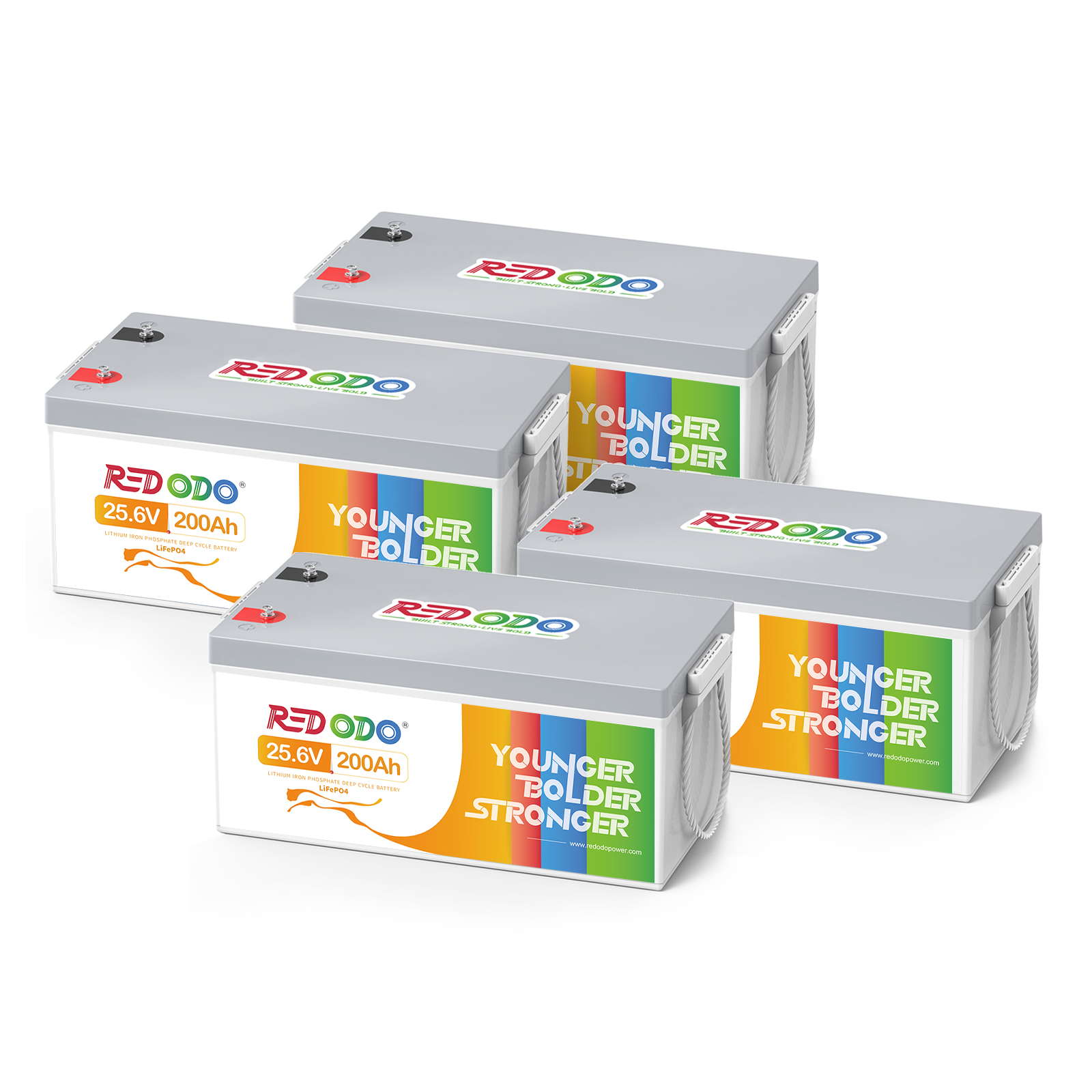 Redodo 24V 200Ah LiFePO4 Battery | 5.12kWh & 5.12kW Redodo Power