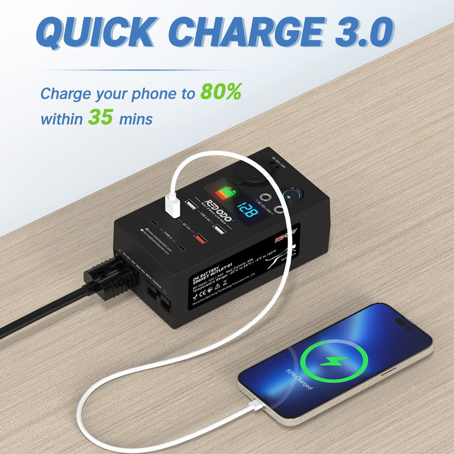 Redodo DC Battery Socket Outlet Redodo