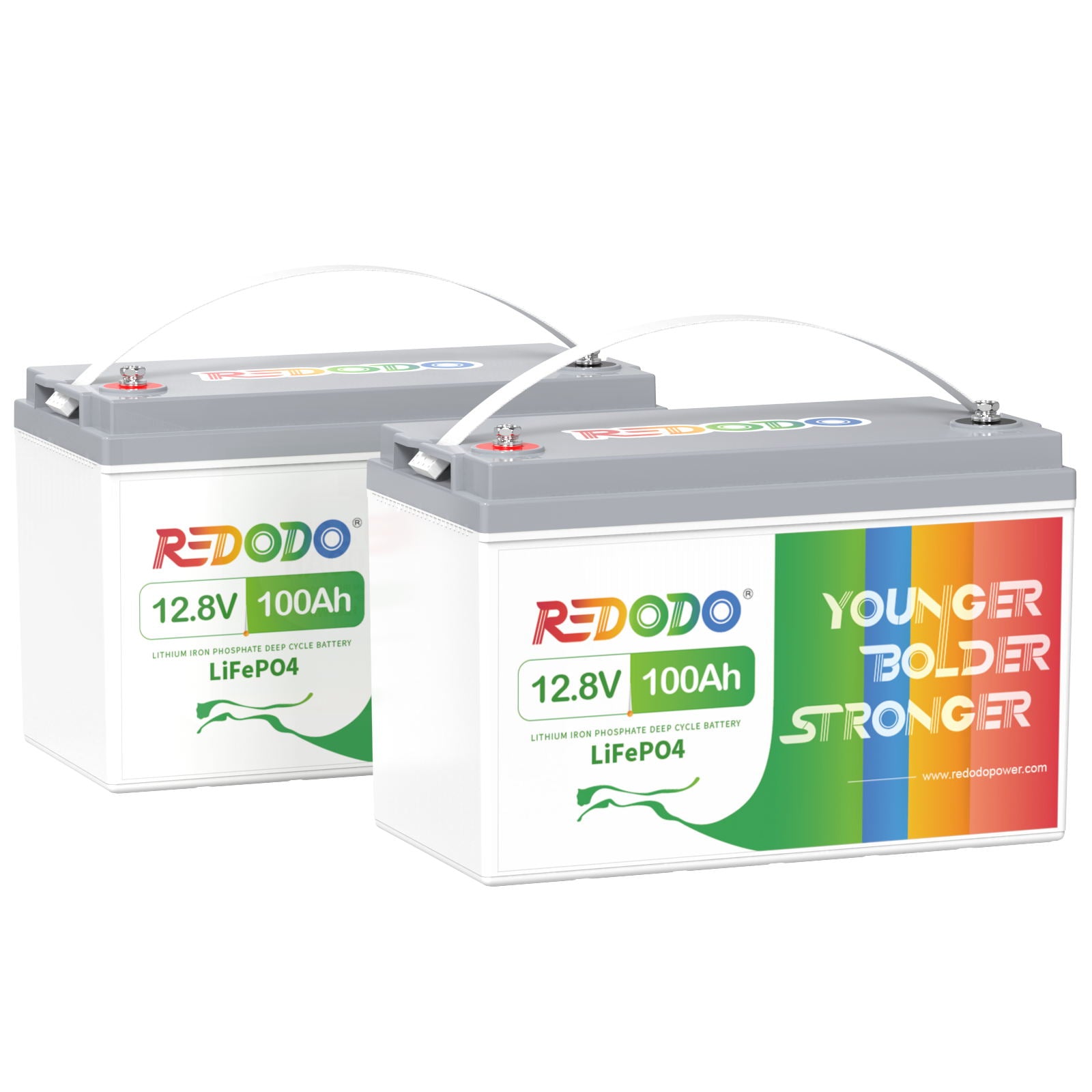 Redodo 12V 100Ah LiFePO4 battery | 1.28kWh & 1.28kW Redodo