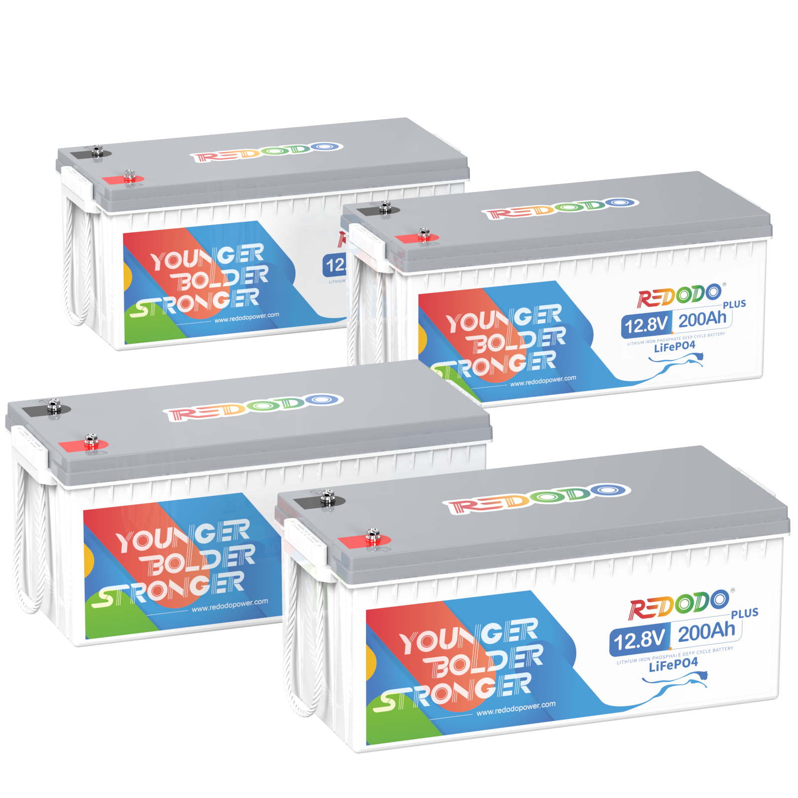 Redodo 12V 200Ah Plus LiFePO4 Battery | 2.56kWh & 2.56kW Redodo